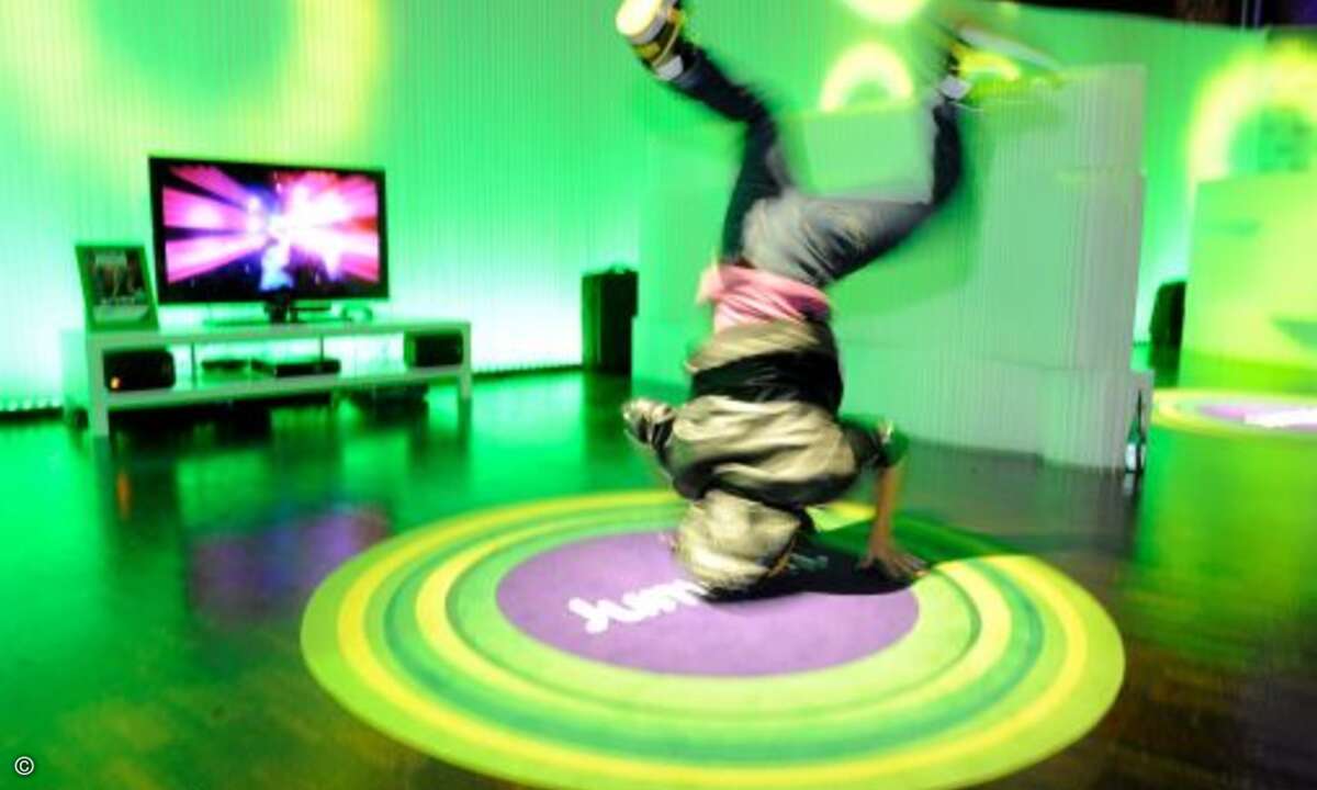 So geht Bewegungssteuerung: Hier bei er XBox Pressevorstellung
