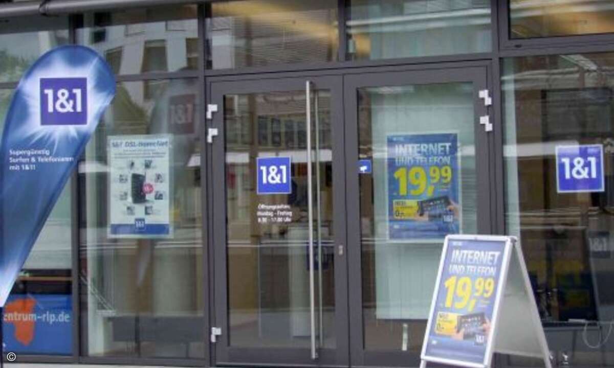 Erfahrungs-Schatz: Den 1&1-Store in Montabaur besuchen rund 30 Kunden am Tag