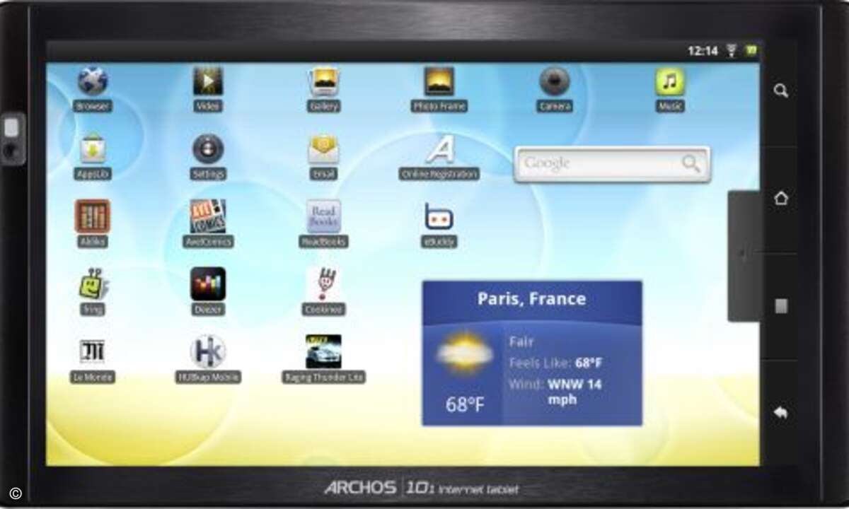 Das Archos 10 Internet Tablet