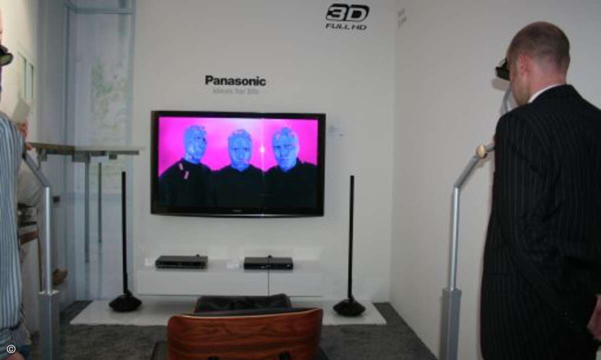 Panansonic zeigt auf der IFA eine breite Palette an 3-D-Installationen mit entsprechendem Content
