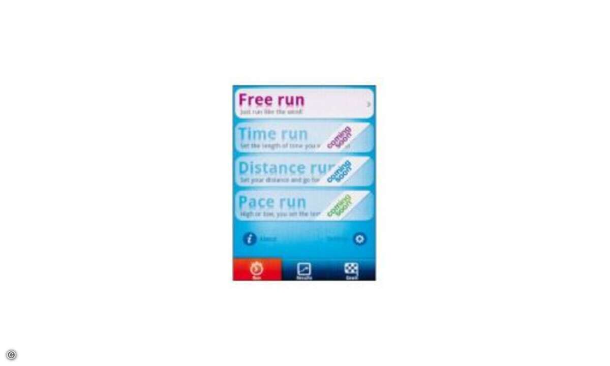 Runstar (Apple iOS, kostenlos): So schön kann Sport sein: Runstar präsentiert sich farbenfroh und dennoch übersichtlich. Auf den großen Buttons gehen die Eingaben flott von der Hand, der nächste Workout ist schnell geplant. Als Trainingsanreiz kann m