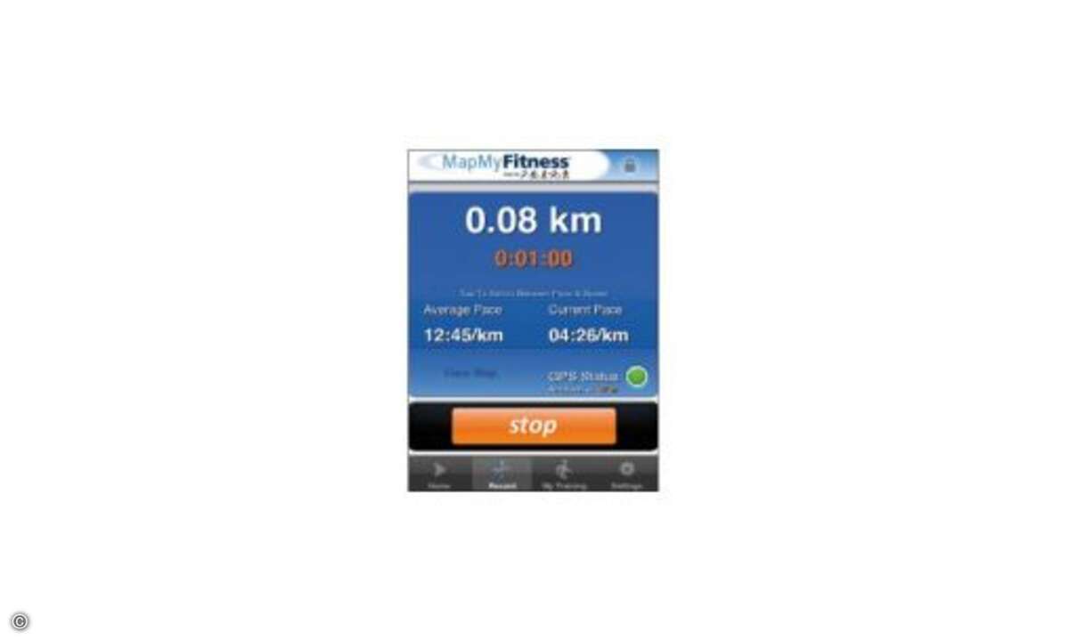 iMapMyFitness (Apple iOS, kostenlos): Fatburner gesucht? Wie wäre es mit iMapMyFitness? Unter der Rubrik „My Training/Profiles“ verlangt das Programm unter den persönlichen Angaben neben Alter, Körpergröße und Gewicht so Intimes wie den Hüftumfang. H