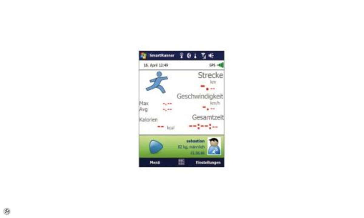 Smartrunner (Symbian, Windows Mobile, Blackberry, iOS, webOS, kostenlos): Toll an der Software SmartRunner ist, dass sie auf den Plattformen Blackberry, Symbian S60, Windows Mobile, iPhone und Palm läuft. Außerdem gefällt der SmartRunner bereits auf