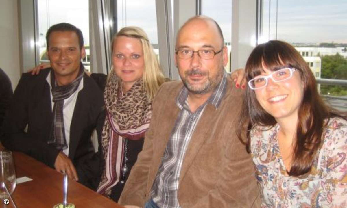 Nils Königs,(vente-privee.com), Nadine Amrein (Ingram Micro Schweiz), Stéphane Bernier und Christin Müller (beide Gravis)