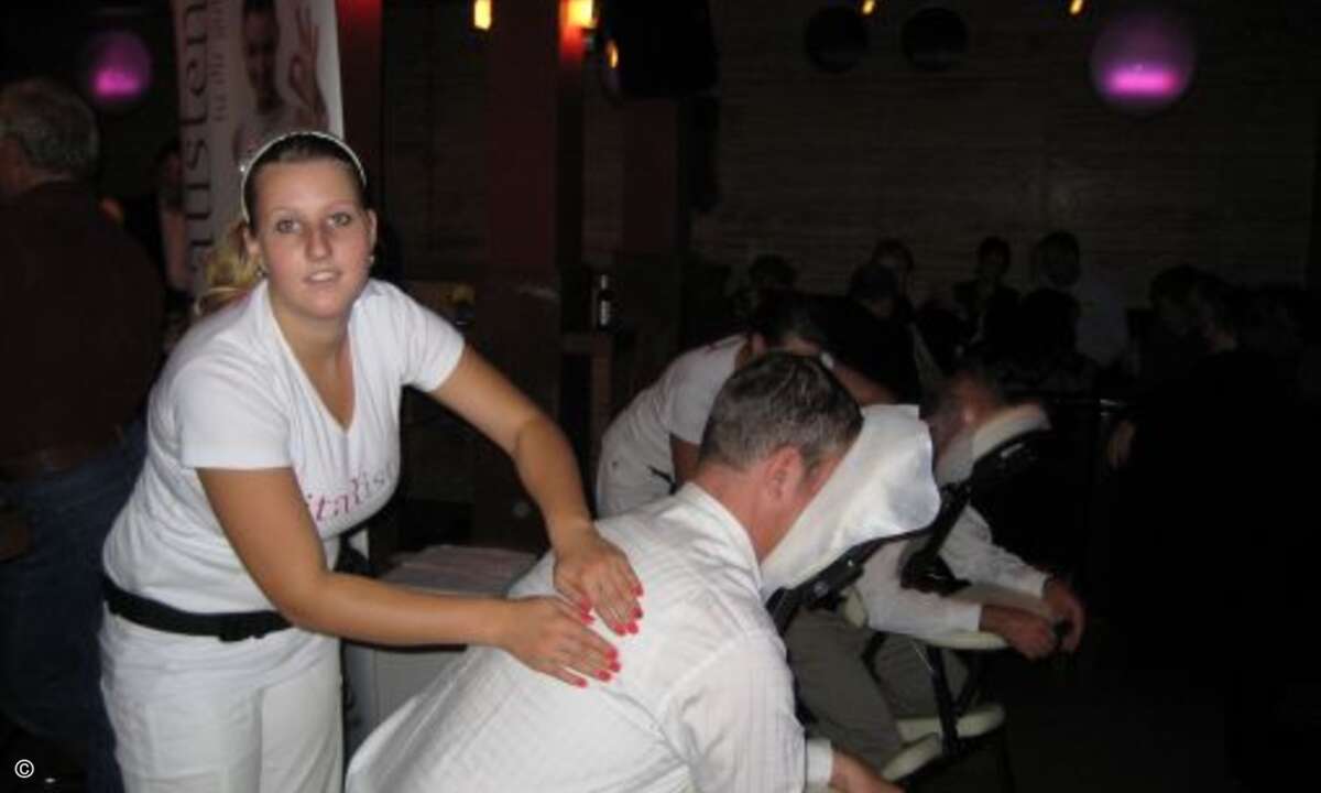 Zwischendurch gab es eine Massage