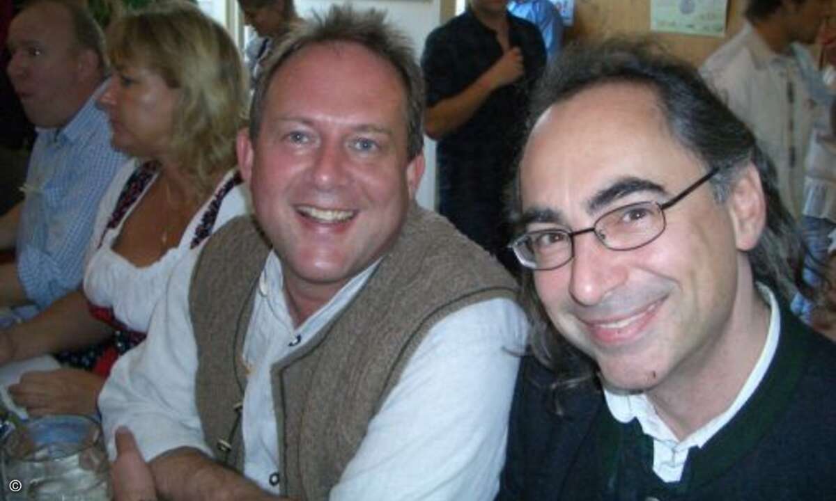 Peter Schäfer von Haufe-Lexware mit Andreas Raum