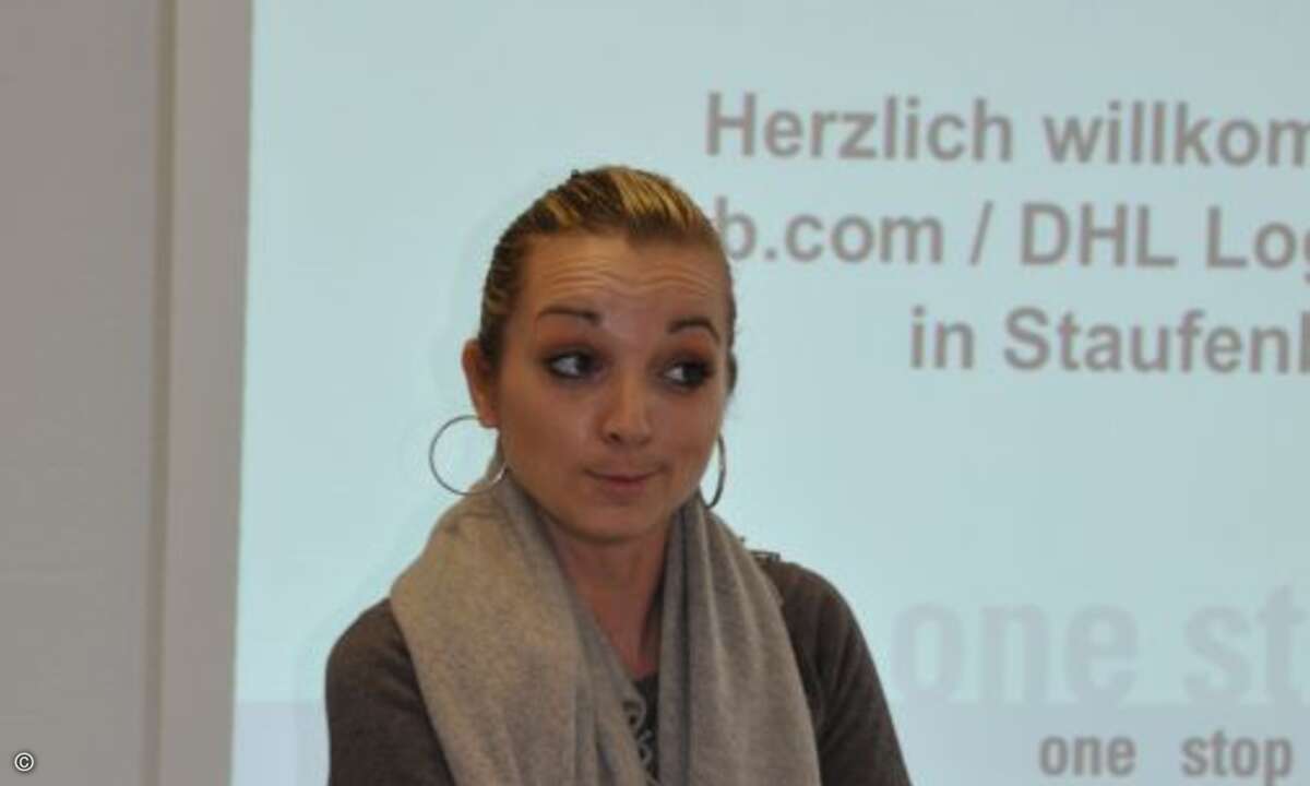 Logistik- und Service-Leiterin Jessika Viera-Raß präsentierte Zahlen rund um das Lager