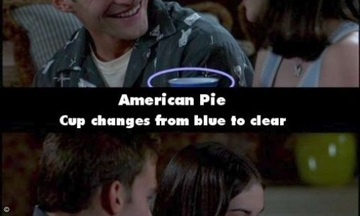 Bei American Pie wird aus einem blauen Plastikbecher plötzlich ein weißer