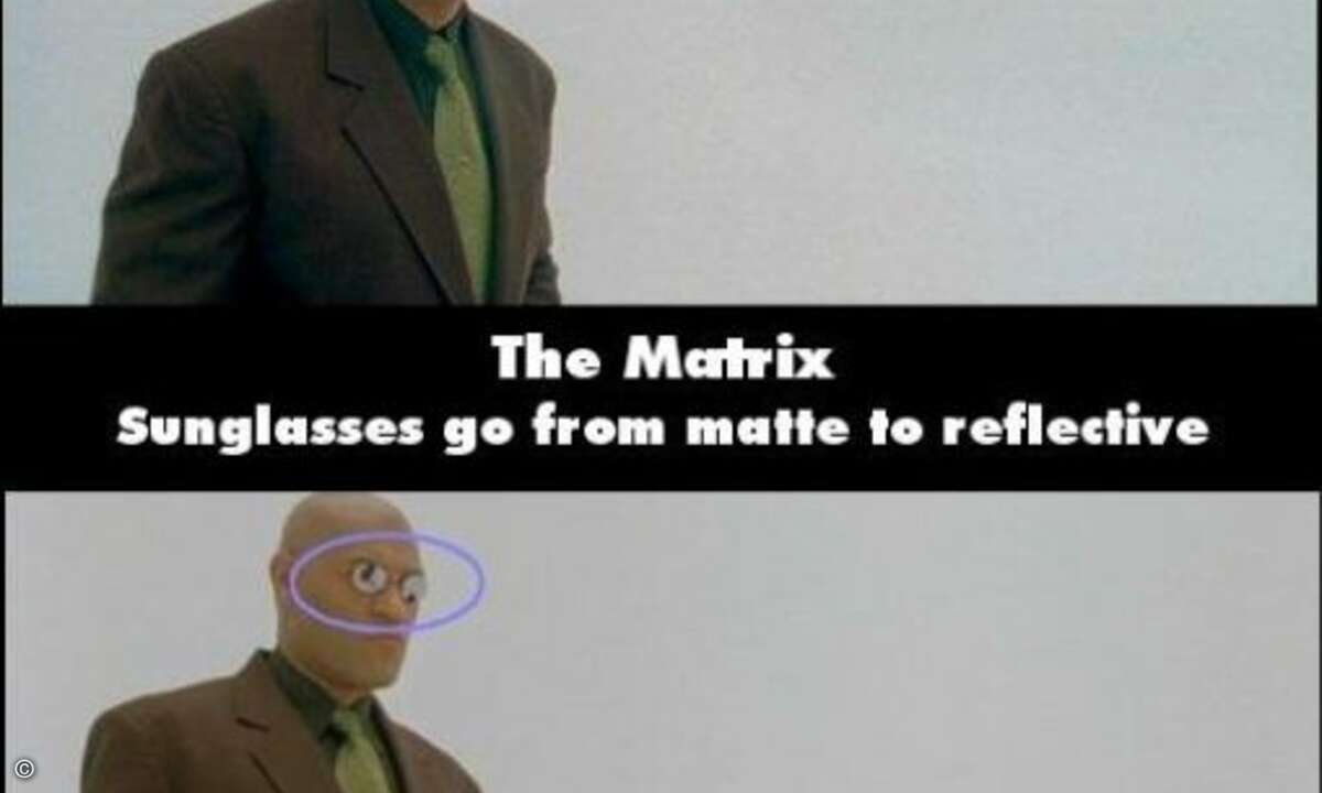 Der coole Morpheus aus Matrix und seine Morph-Sonnenbrille: Von matt auf spiegelnd in 0,2 Sekunden