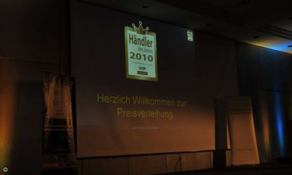 Auftakt zur Preisverleihung der besten Händler des Jahres 2010