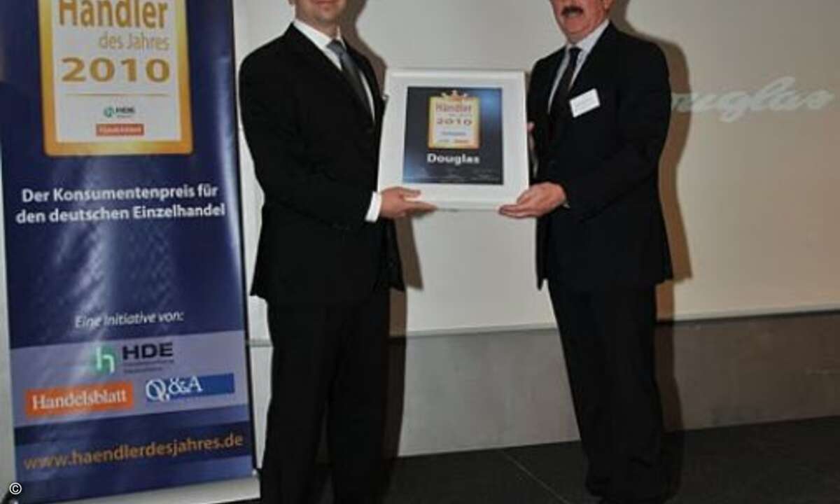 Douglas wurde von den Kunden zur besten Parfümerie 2010 gewählt
