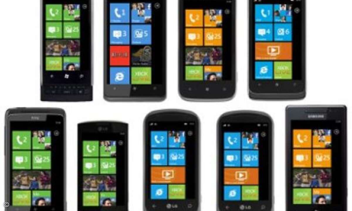 Alle Windows 7 Phones im Überblick