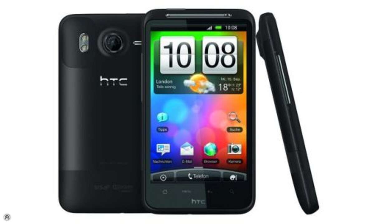 HTCs neues Android-Topmodell, das Desire HD, kommt noch im Oktober für 599 Euro.