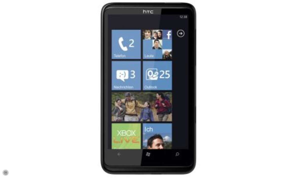 Zur Windows-Phone-7-Riege, die in Deutschland erscheinen wird - fünf an der Zahl - gehört das HTC HD7, das bei O2 Ende Oktober in den Regalen steht.