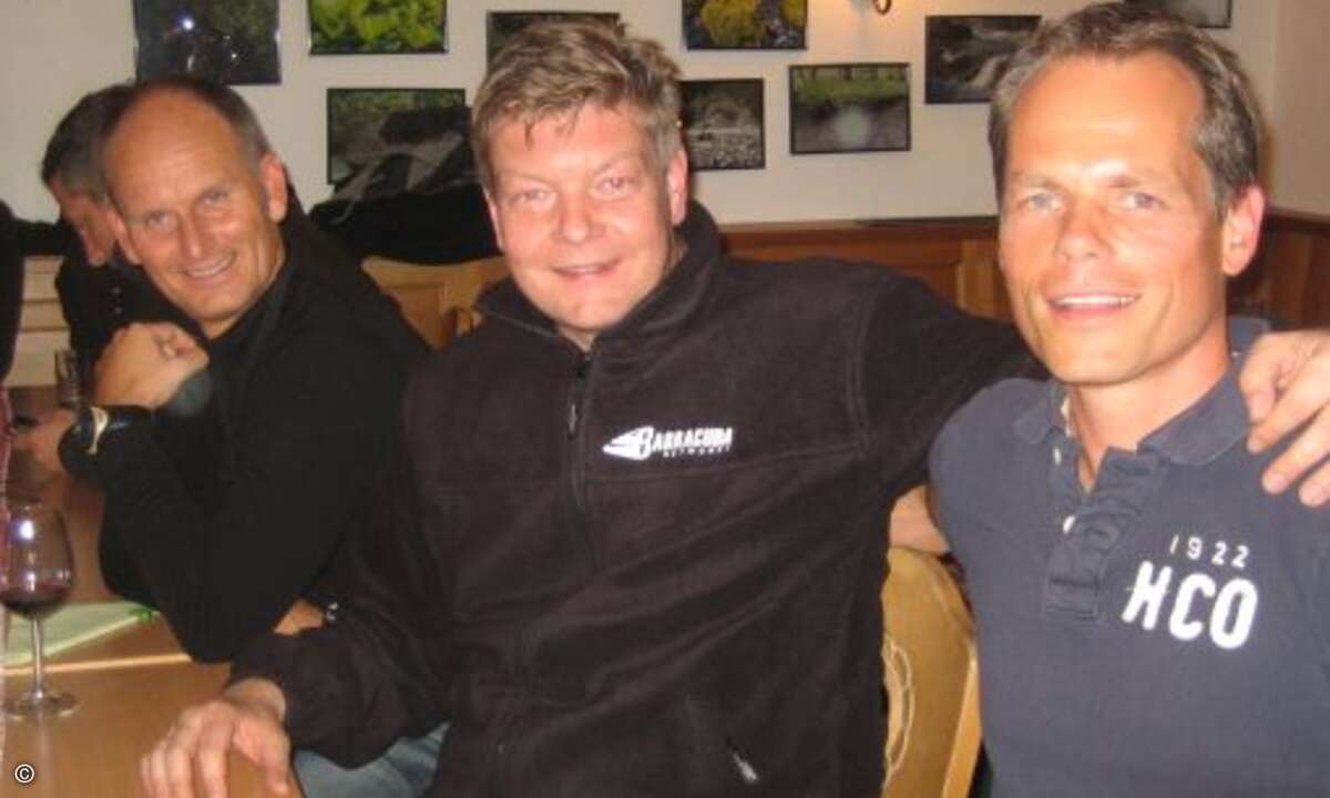 Andreas Krause (Entrada), Michaek Zajusch (Barracuda) und Andreas bechthold (Infinigate)