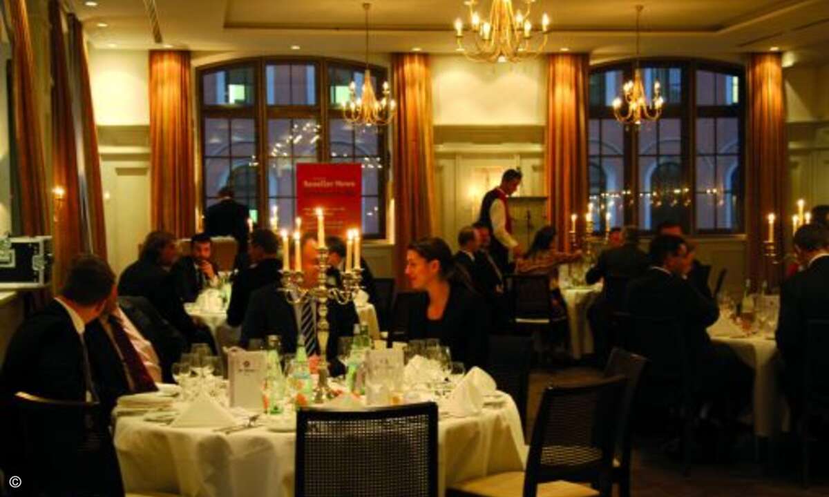 Im Festsaal des Schrannenhallen-Restaurants 