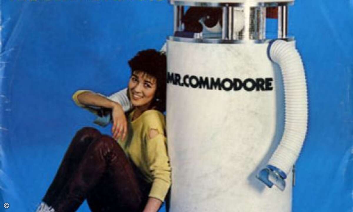 Der C64 wurde schnell zum Publikumsliebling und inspirierte dieses Plattencover aus dem Jahr 1984