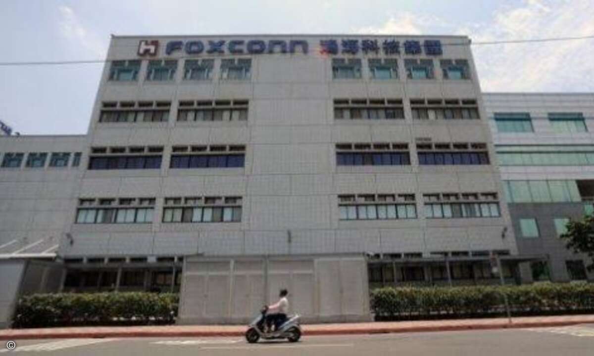 In die Kritik geraten: Fertiger Nr. 4, Foxconn. Hier das Hauptquartier in Tucheng, Taiwan