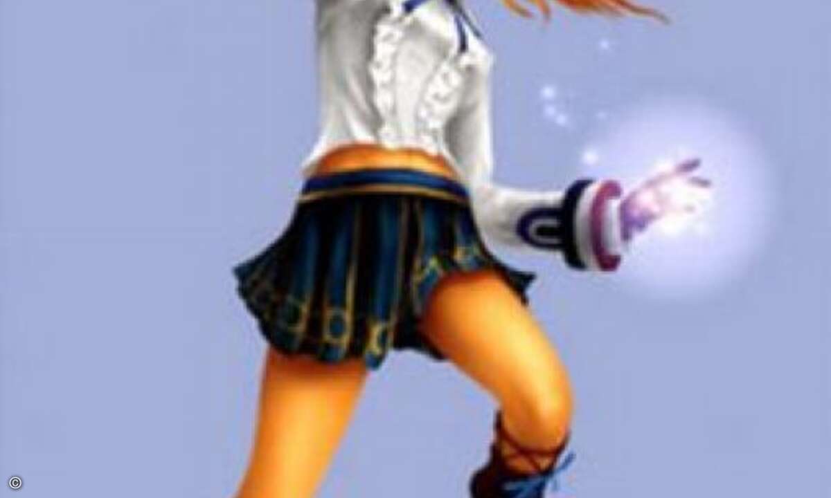 Die Computer-Rollenspiel-Serie »Final Fantasy« ist eine wahre Fundgrube für sexy Cyberbabes. So benutzt Rikku aus Final Fantasy X und X2 als Waffen ihre Hände, an die sie Klauen angebracht hat, obwohl sie durchaus mit den natürlichen Waffen einer Fra