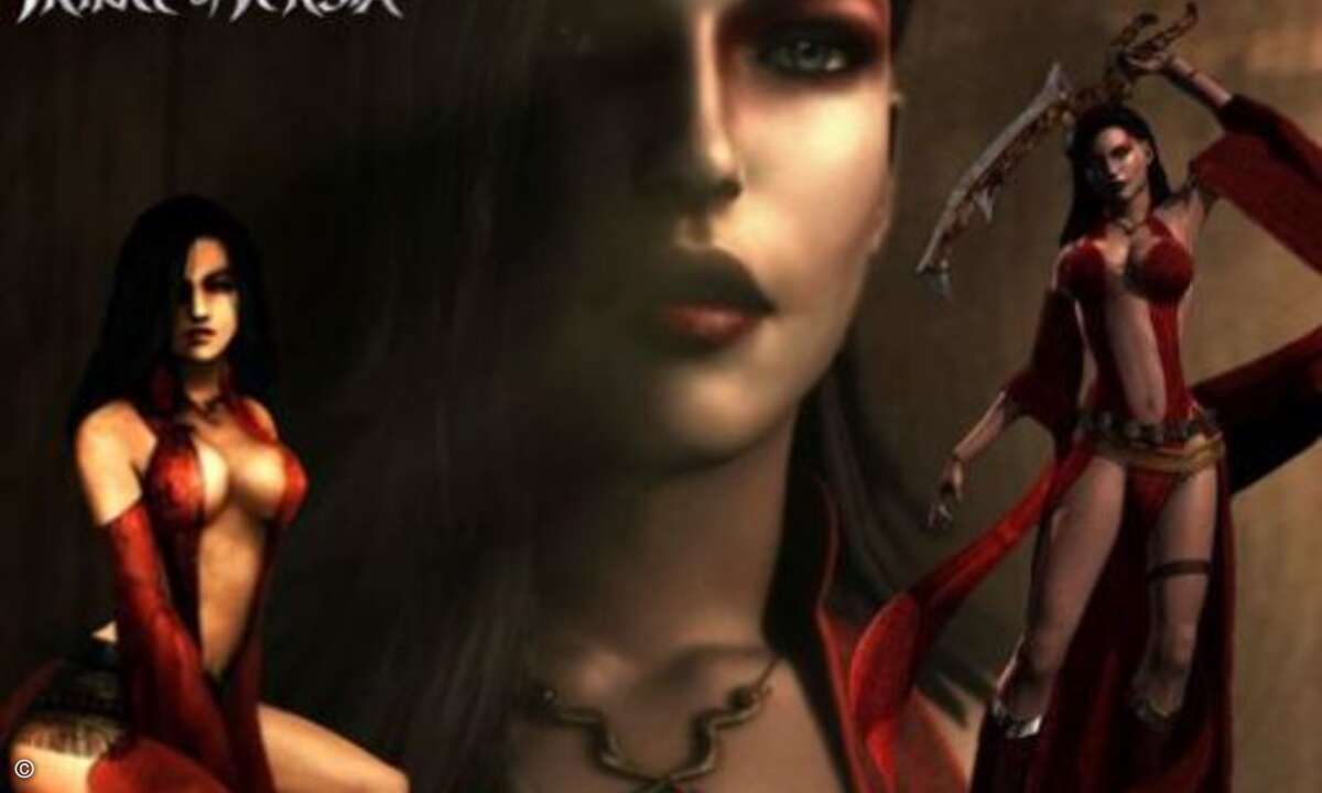 In Cyper-Persien spielt auch die Herrscherin der Zeit mit ihren Reizen, wie Kaileena aus »Prince of Persia« hier eindrucksvoll beweist.