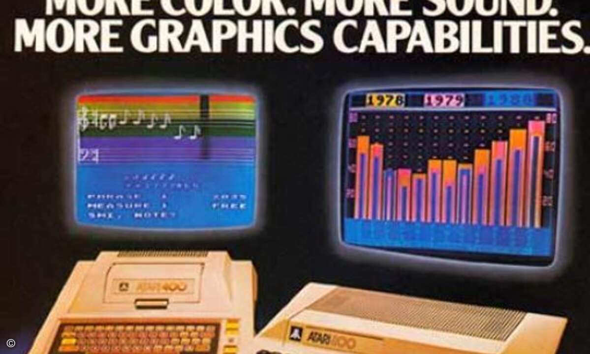 Auch Atari wusste schon früh, wie eine gute Werbeanzeige aussehen muss