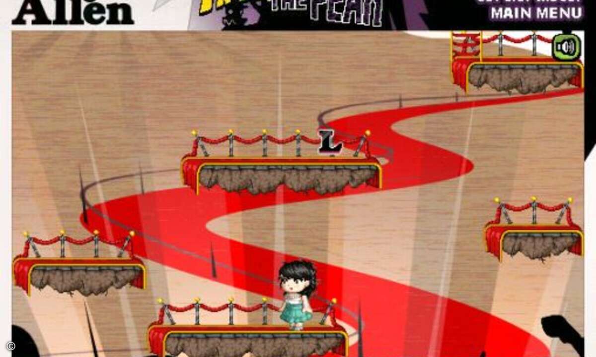 Brit-Popstar Lily Allen präsentiert sich im Spiel