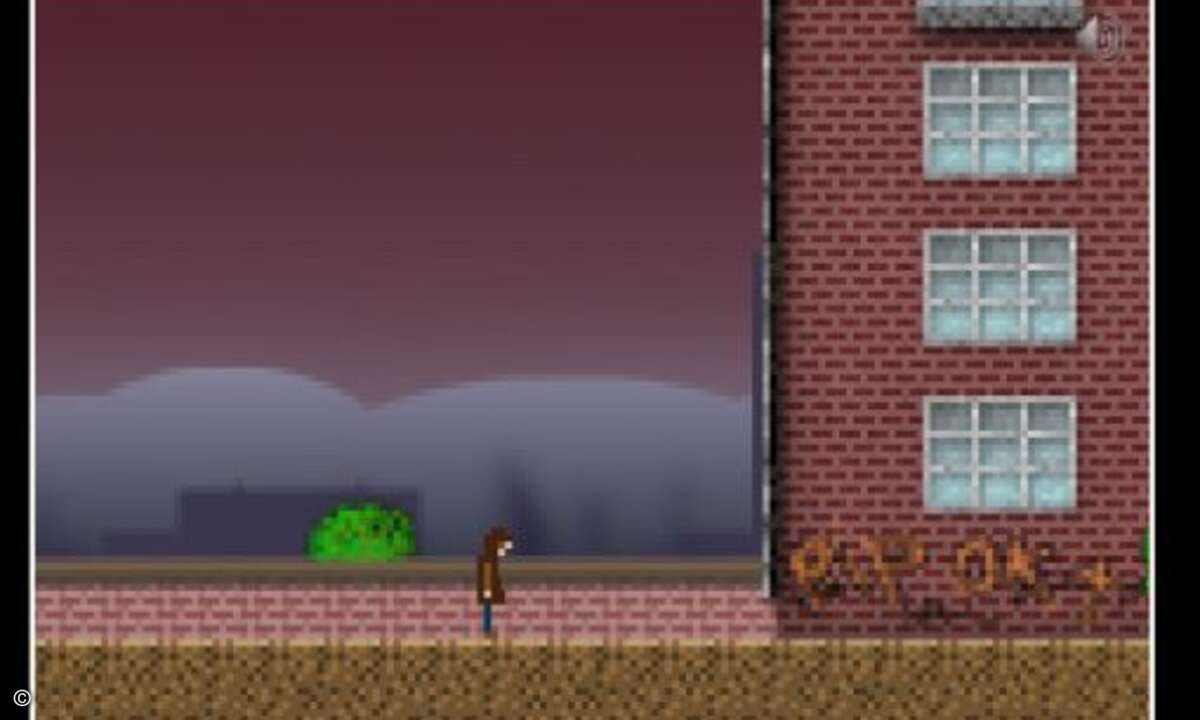 Das Kontrastprogramm dazu bietet die Indie-Band Team Me mit ihrem verpixelten Webgame (http://www.teammegame.com/)