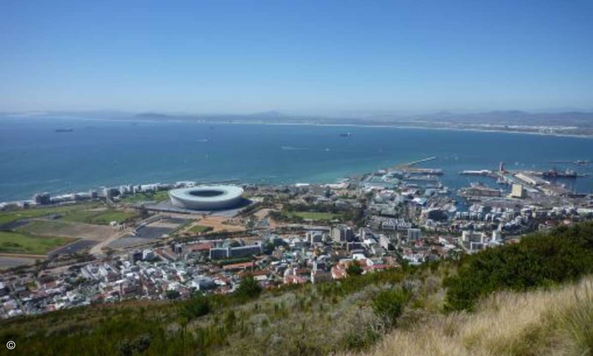 Fünf Aktionsgewinner reisten mit TD nach Südafrika, unter anderem besuchten sie Kapstadt