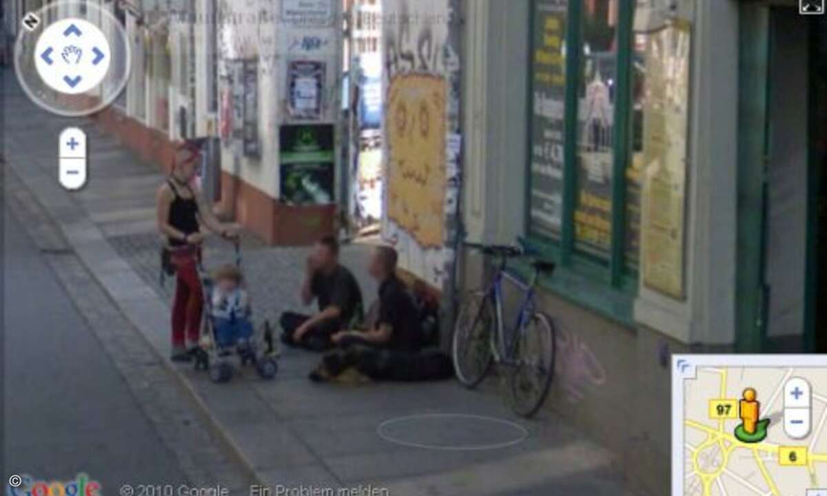 Dresdner Punks beim Kaffeklatsch
