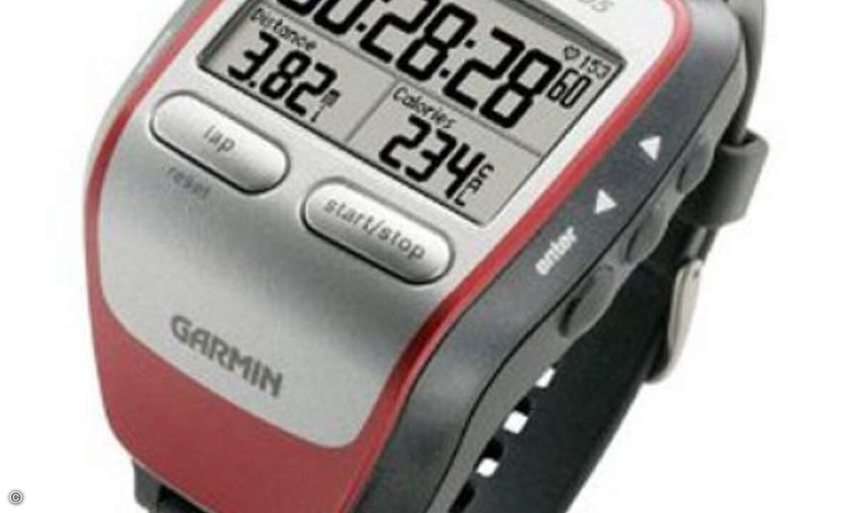 Garmin Forerunner 305 GPS Receiver (Preis: ca. 175 €): Dank seine integrierten, hochempfindlichen SiRFs Star III GPS Empfängers kann der Garmin Forerunner 305 die Position des Nutzers mit enorm hoher Genauigkeit und Signalstärke messen. Durch die geb