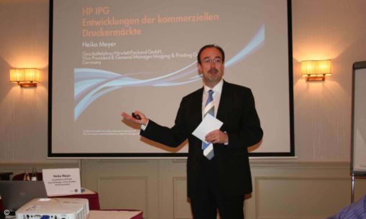 HP-Druckerchef Heiko Meyer: Meyer hat es geschafft, HP nach schweren Lieferengpässen und Verlusten im A4-Lasergeschäft wieder zurück auf Kurs zu führen.