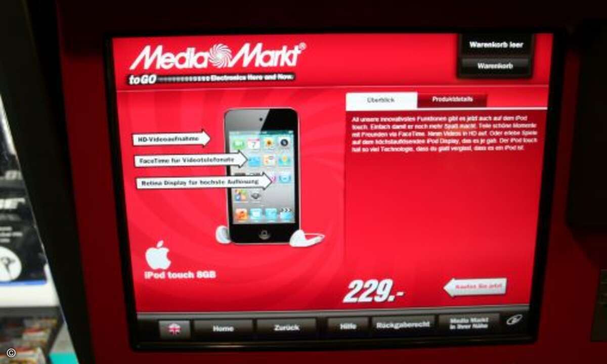iPod Touch für 229 Euro - ein hochpreisiges Produkt, um es einfach so schnell mitzunehmen