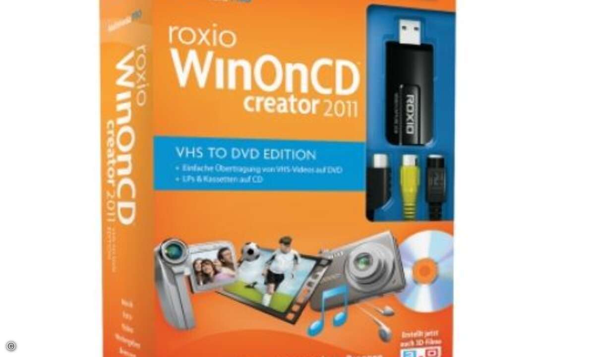 Brenn-Software » WinOn CD 2011 VHS to DVD Edition« von Roxio