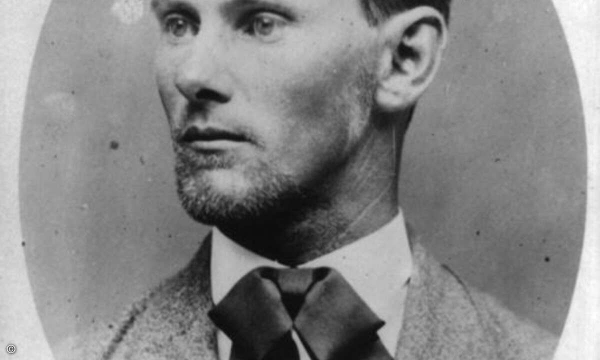 Platz 8: Durch einen neuen Hollywood-Film wieder topaktuell: Jesse James