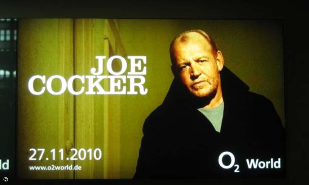 Joe Cocker war schon weg …