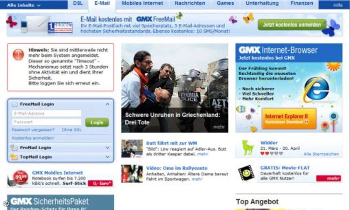 Platz 8: GMX