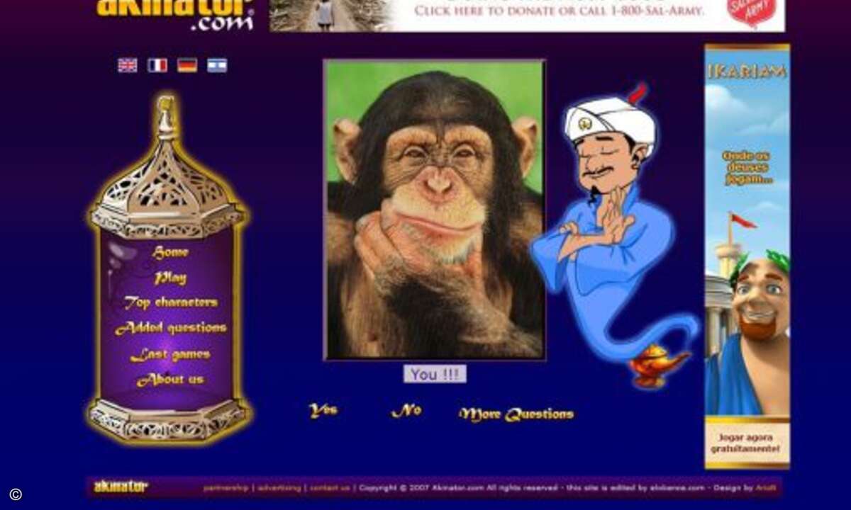 Platz 4: Akinator