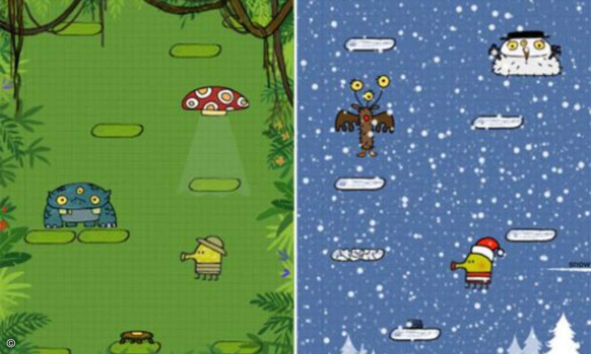 Platz 1: Doodle Jump