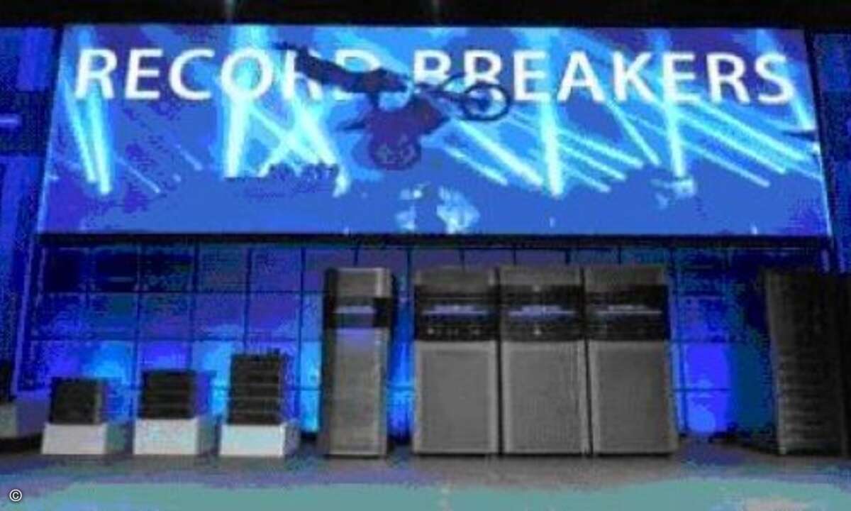 Rekorde der unterschiedlichsten Art wollte EMC dabei brechen