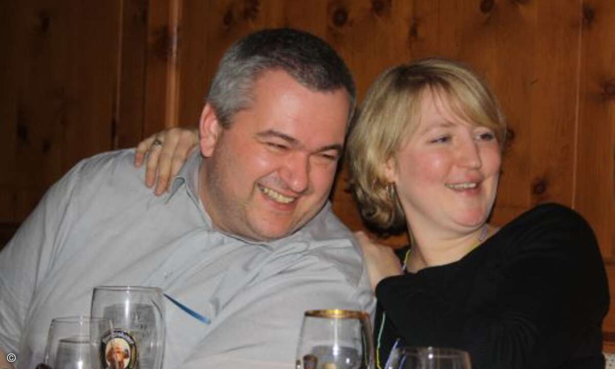 Sandra Frey und Karl Knapp genossen sichtlich den Abend