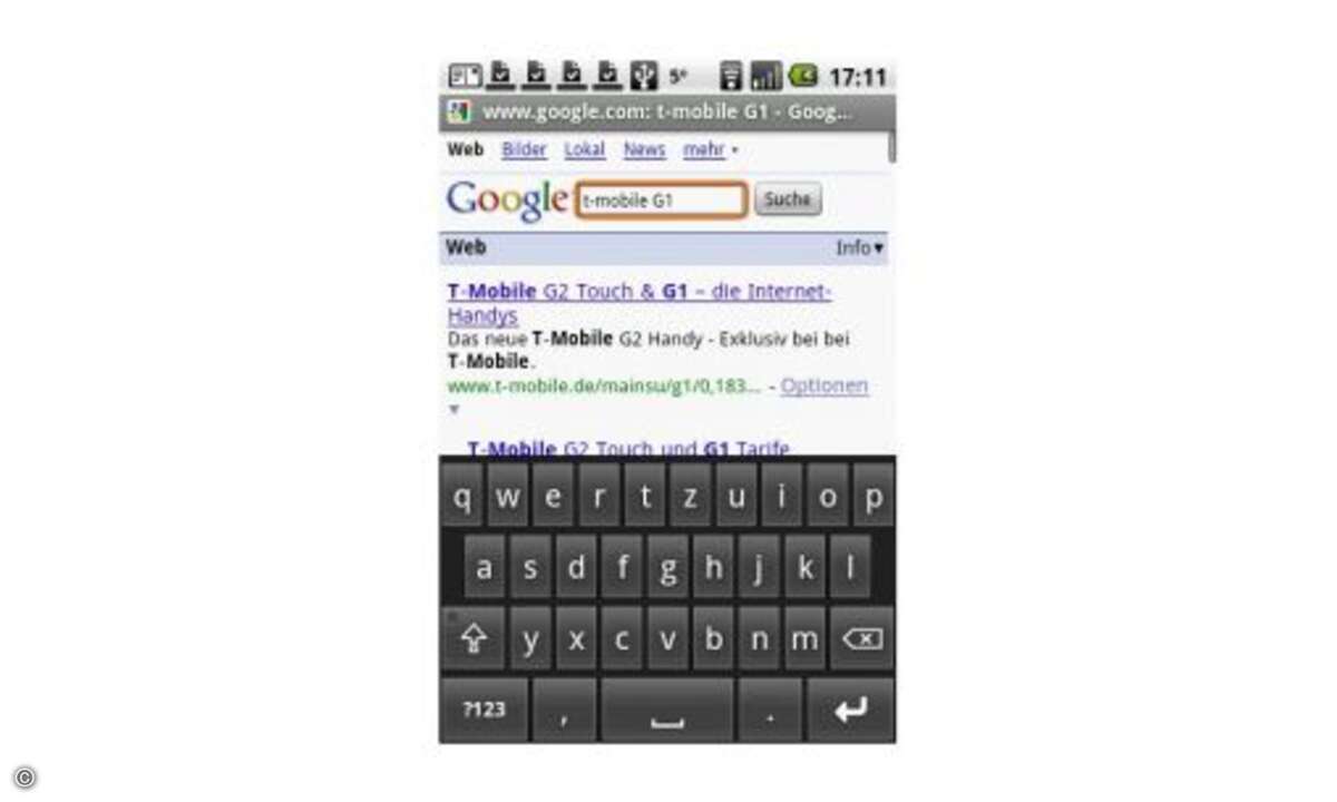 Android 1.6 Donut: Im September 2009 kam das Update auf Android 1.6 Donut. Erstmals unterstützt Googles Betriebssystem verschiedene Displaygrößen sowie Text-to-Speech und sorgt über einen VPN-Zugang für eine sichere Verbindung ins Internet. Außerdem