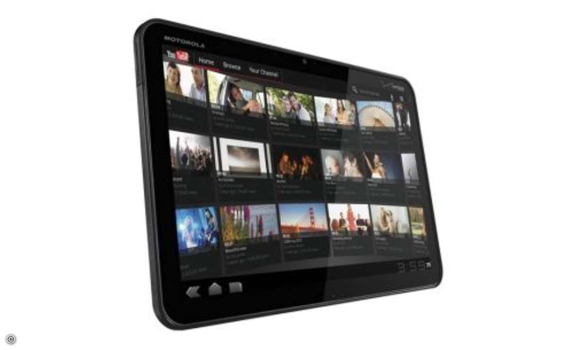 Full-HD auf dem Tablet: Unter satten 80 neuen Tablet-PCs wählten Experten das Xoom von Motorola zum Besten Tablet der Messe. Für die Neuheit des Handy-Spezialisten sprach das neue Android-Betriebssystem namens Honeycomb (deutsch: Honigwabe), das spez