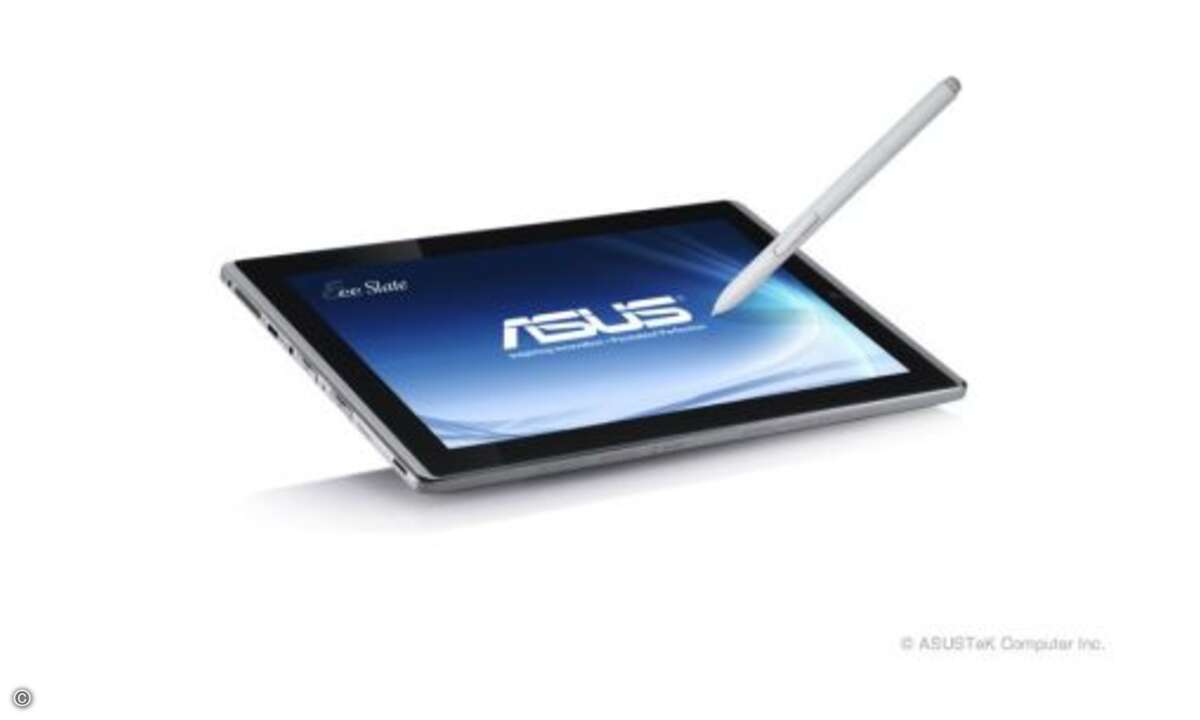 Asus Eee Slate EP121: - Bildschirmdiagonale: 12 Zoll - Bildschirmauflösung: 1280 x 800 Pixel - Betriebssystem: Windows 7 - UMTS-Modul: k.A. - Preis: k.A.