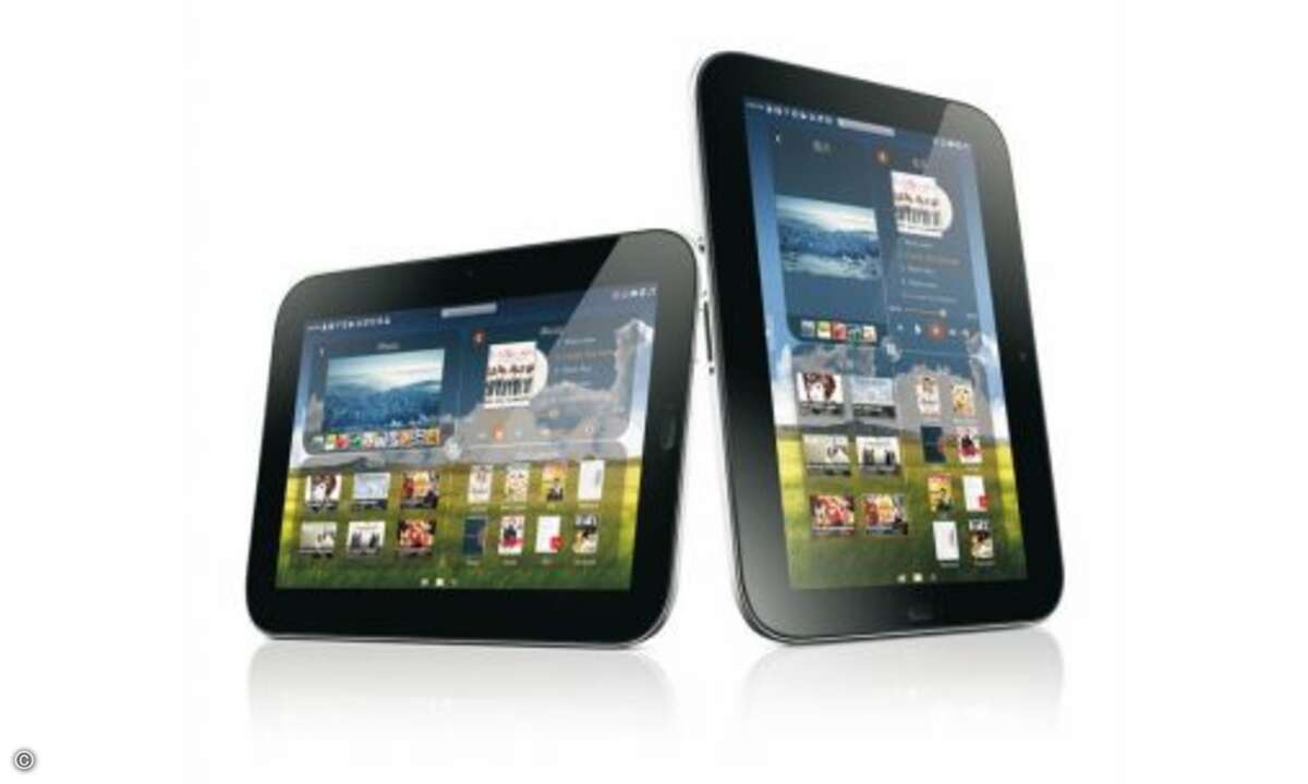 Lenovo LePad: - Bildschirmdiagonale: 10 Zoll - Bildschirmauflösung: 1280 x 800 Pixel - Betriebssystem: Android 2.2 - UMTS-Modul: ja - Preis: 450 Euro