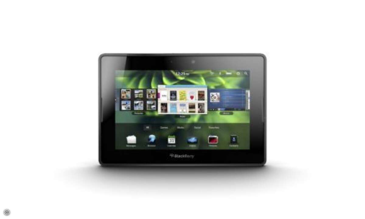 RIM Blackberry Playbook: - Bildschirmdiagonale: 7 Zoll - Bildschirmauflösung: 1024 x 600 Pixel - Betriebssystem: Blackberry OS 6 - UMTS-Modul: ja - Preis: 360 Euro