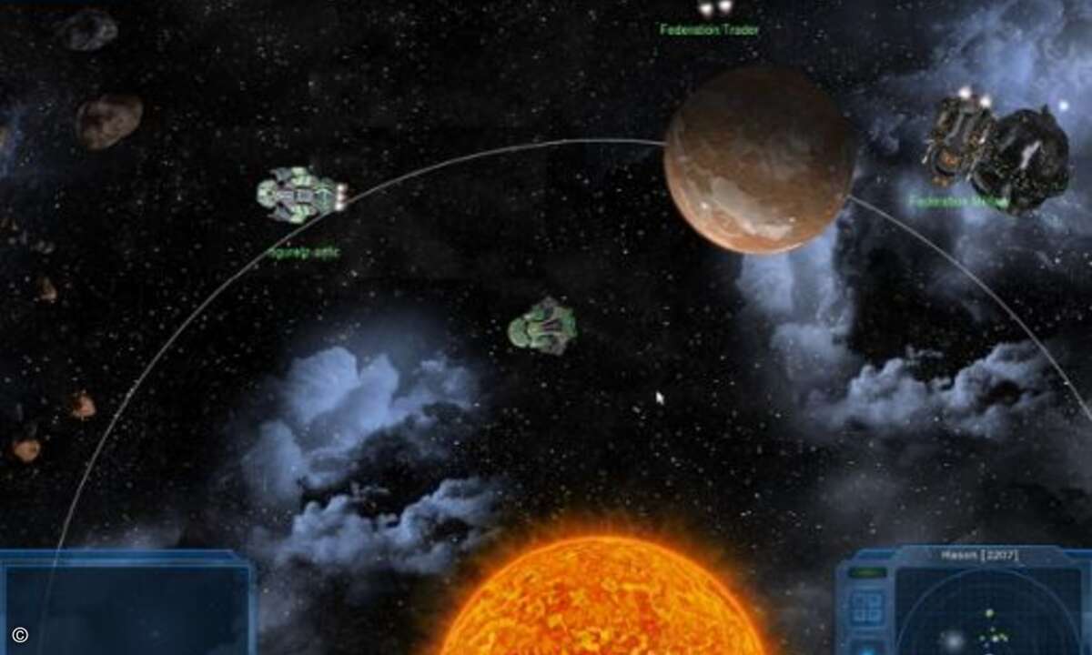 In die Rolle des Kapitäns eines Raumschiffs versetzt Sie »Far 7«, das im Mozilla-Wettbewerb den Preis für die beste Technologie erzielte. Kein Wunder, handelt es sich dabei doch um ein hochklassiges Multiplayer-Online Rollenspiel im Browser. http://f