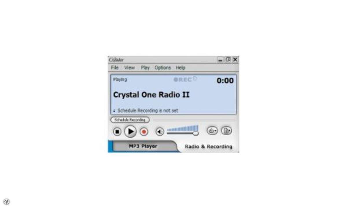 Crawler Radio & MP3 Player 1.0 (Autor: Crawler, Lizenz: kostenlos): Empfängt Radio-Streams in MP3 und WMA. Crawler Radio & MP3 Player spielt Internet-Radio ab, kann Aufzeichnungen automatisch starten und macht sich nebenbei auch als MP3-Player nützli