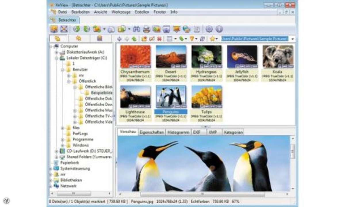 XnView 1.97.8 (Autor: Pierre-Emmanuel Gougelet, Lizenz: kostenlos): Foto-Tausendsassa mit Stapelmodus. XnView ist ein schneller Bildbetrachter, der über eine handliche, gut anpassbare Oberfläche verfügt und sparsam mit den PC-Ressourcen umgeht. Das P