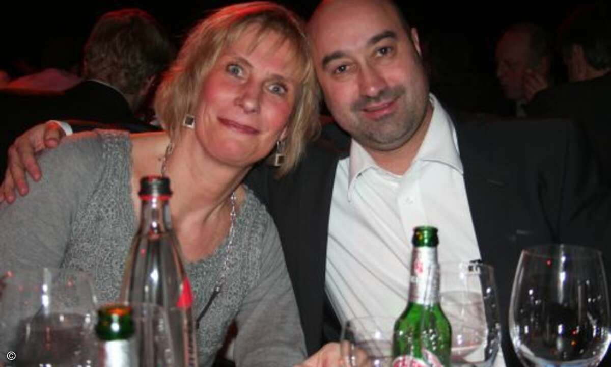 Silke Boehling von Konica Minolta und Emanuel Krupka von Kunze & Ritter