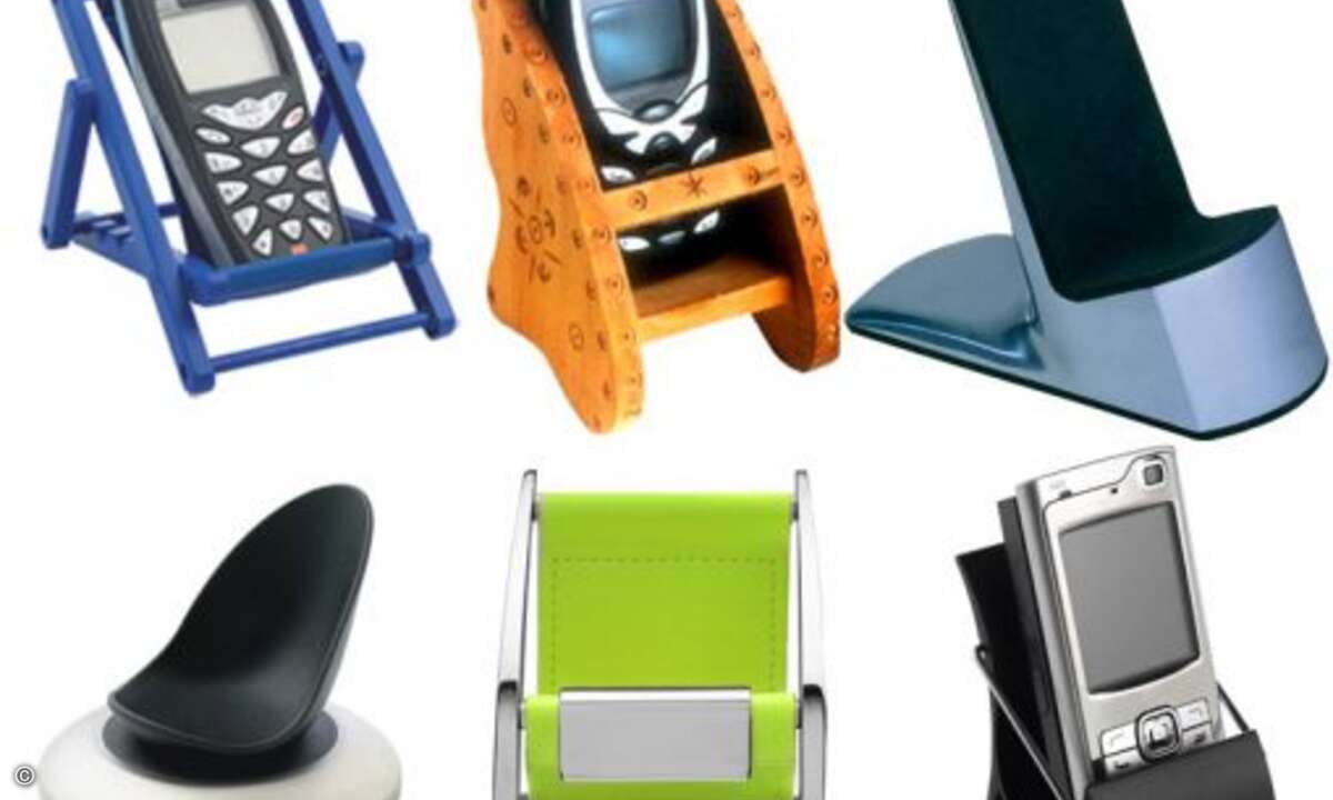 Klassische Handy-Stühle gibt es inzwischen in allen Farben und Formen.